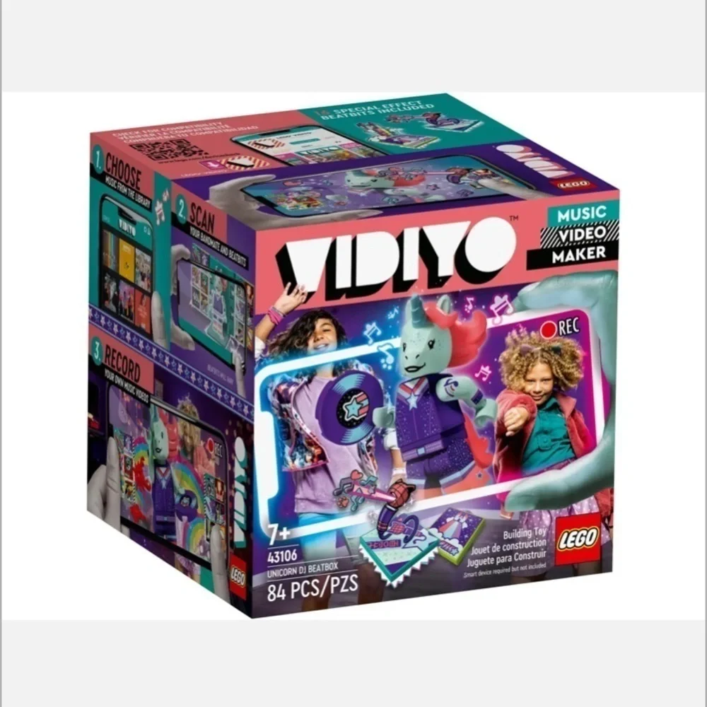 Lego Vidiyo 43106 Unicorn DJ Beat Box NEW Retired Set!
